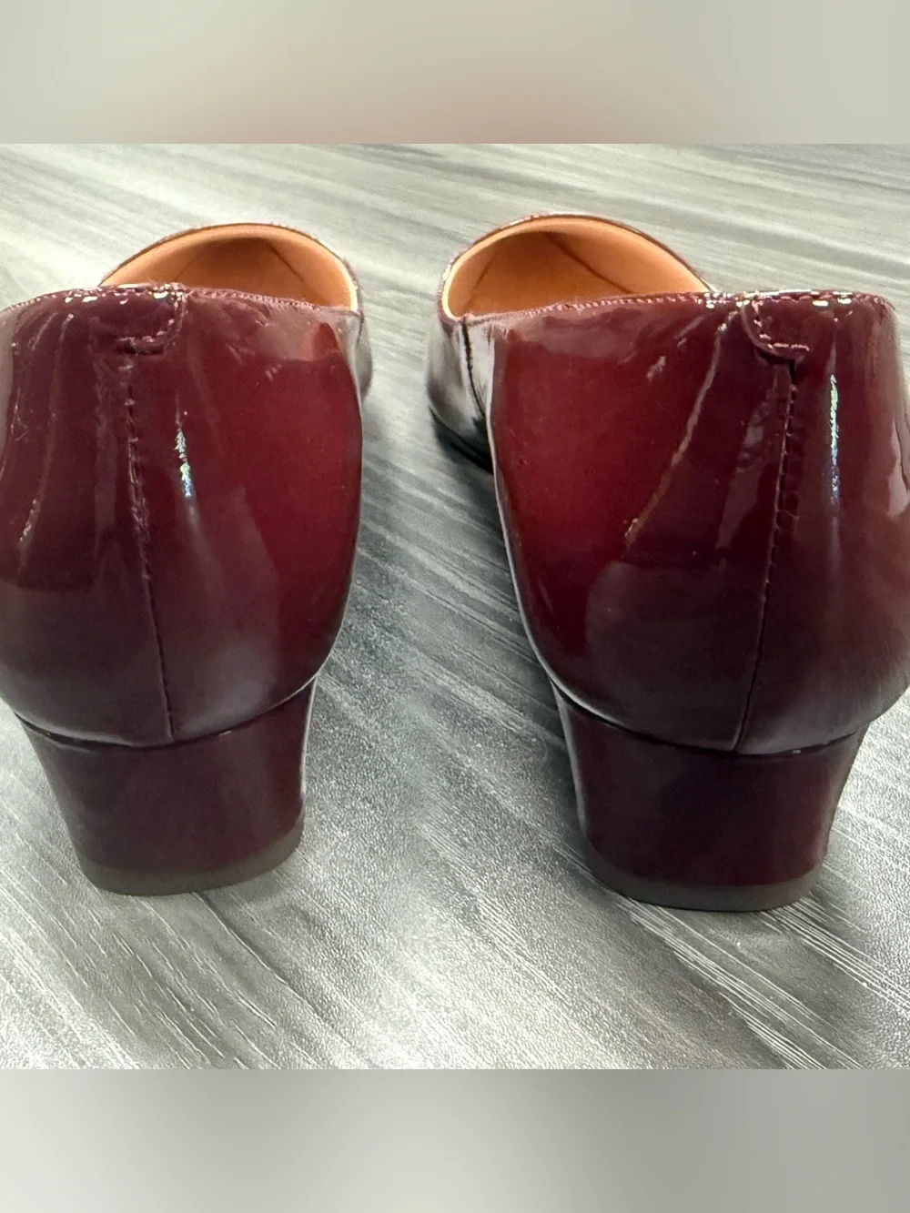 Kate Spade New York Dark Merlot Patent Leather Pointed Toe Pumps Heels Size 9B